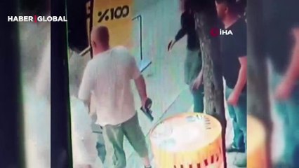 Bursa’daki 4 kişinin yaralandığı silahlı kavga kamerada