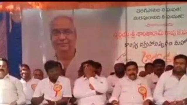 తిరుపతి జిల్లా: ఒకే వేదికపై బియ్యపు మధుసూదన్ రెడ్డి... బొజ్జల సుదీర్ రెడ్డి