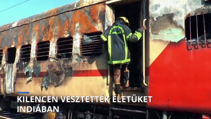 Kigyulladt egy vasúti kocsi India déli részén, több halálos áldozat is van