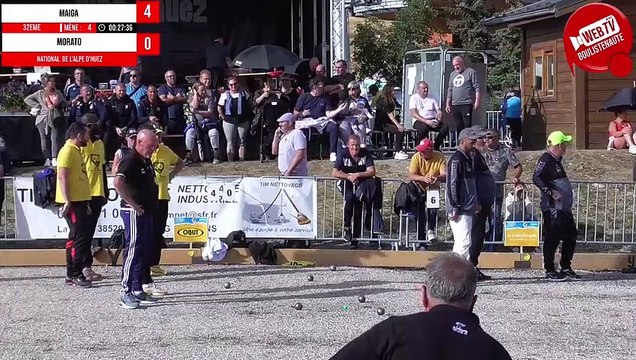 Alpe d'Huez 32e MAIGO vs MORATO : National de pétanque triplette open 2023