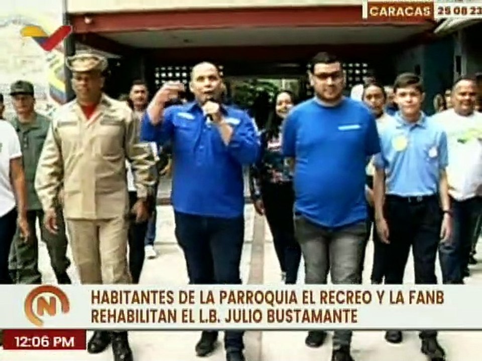 Caracas | Bricomiles rehabilita espacios de el Liceo Bolivariano Julio Bustamante