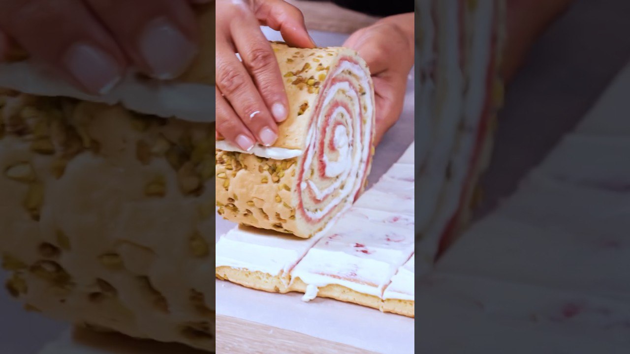 La version moderne du roulé aux fraises