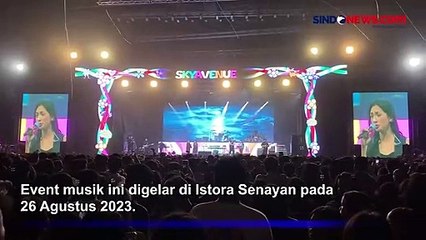 Afgan Bawakan Lagu Galau, Mohon Doa Jodoh ke Penonton SKYAVENUE 2023