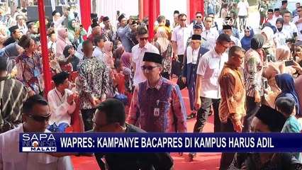 Tanggapan Wapres soal Kampanye di Kampus: Harus Adil!