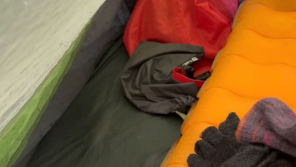 Camper wakes up to find her tent floating in a rain puddle *Crazy Happening*