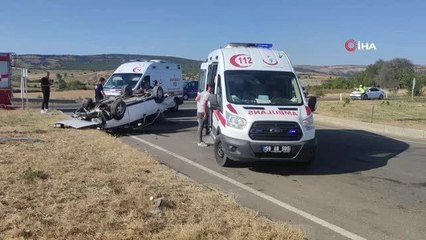 Tekirdağ'da trafik kazası: 4 yaralı