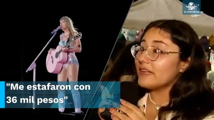 Vestidos y alborotados, "swifties" reportan estafas con boletos falsos para los conciertos