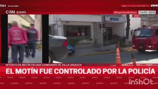 Intento de Motín en una comisaría de Villa Urquiza: 34 presos quemaron colchones y rompieron una reja