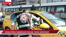 Müşteriyle pazarlık yapan taksiciye şok