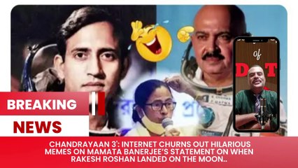 A video clip of Mamata Banerjee went viral, wherein while lauding Indian scientists after Chandrayaan 3 touched the south pole of the lunar, she said, 'When last time Rakesh Roshan landed on the moon.