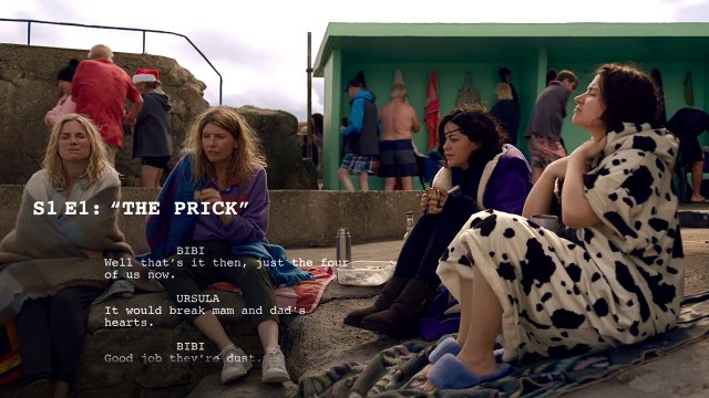 Bad Sisters — Garvey Sisters Talk at the Forty Foot Scene Read Apple TV+