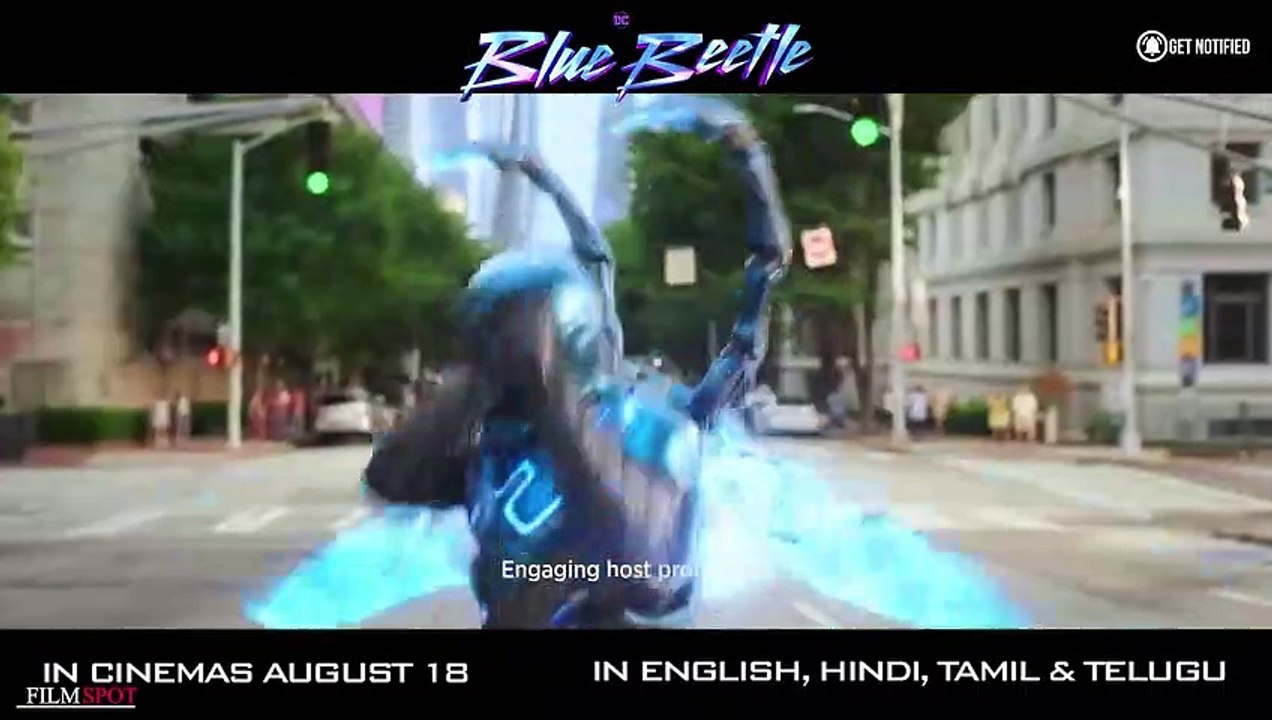 BLUE BEETLE  Blue Beetle Destroys Conrad Carapax Shield With Buster Sword Flame  Trailer (NEW 2023)