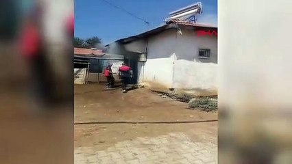 Çorum'da evi yanan kadın ormanda bulundu