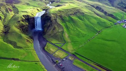 ICELAND NATURE (4K UHD) Ambient Drone Film Relaxing Music for Stress Relief Sleep Spa Yoga