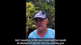 Hombre escapa de la zona de muerte de la policía de Maui