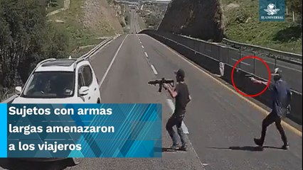 Hombres armados roban auto a pareja en autopista de San Juan de los Lagos