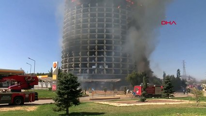 Gaziantep'te Atıl Durumdaki Otelde Yangın Çıktı