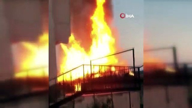 Prizde unutulan şarj aleti evi yaktı