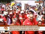 Ciudadanos de Portuguesa salen a las calles en respaldo del Presidente Nicolás Maduro