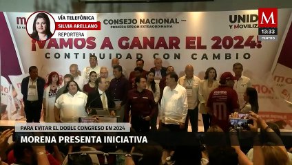 Morena presentan iniciativa para evitar el doble congreso en 2024