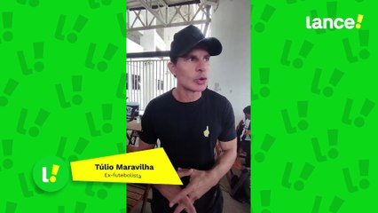 Túlio Maravilha em evento fala da atual fase do Botafogo e compara com o de 95