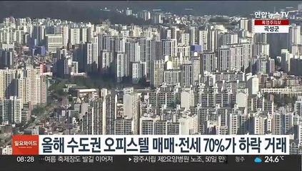올해 수도권 오피스텔 매매·전세 70%가 하락 거래