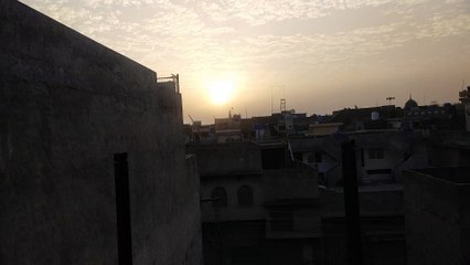 Pakistan Morning with sunrise beautiful