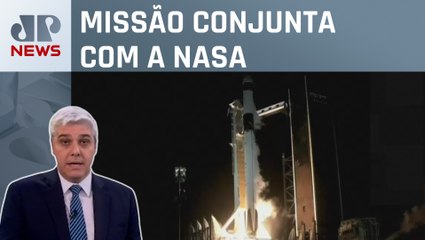 Video herunterladen: SpaceX leva mais 4 tripulantes para Estação Espacial Internacional; Marcelo Favalli analisa