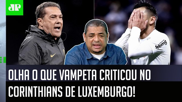 NÃO! DISSO EU NÃO GOSTO, cara! O Corinthians... OLHA o que Vampeta CRITICOU após 1 a 1 com Goiás!