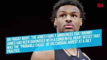 Bronny James Diagnosed With Congenital Heart Defect After Cardiac Arrest