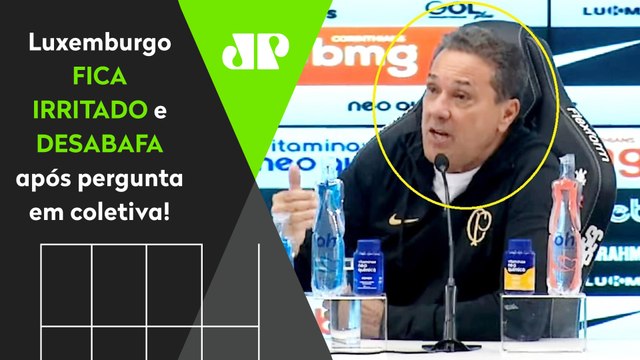 REBATEU! Cara, será que você pode RACIOCIONAR COMIGO? Luxemburgo DESABAFA após Corinthians x Goiás