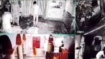 सीतामढ़ी: राधा कृष्ण मंदिर में डकैती, घटना सीसीटीवी में कैद