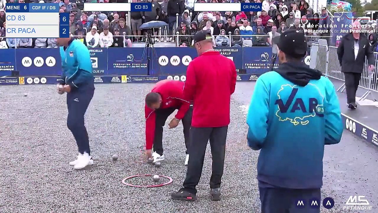 CHAMPIONNAT DE FRANCE DOUB MASCULIN - QUIMPER 2023 1/4 CR PACA VS CD83