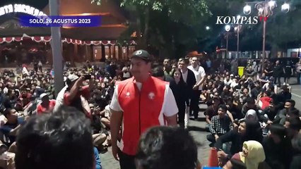 Momen Menpora dan Gibran Nobar Indonesia di Final Piala AFF U-23 di Solo