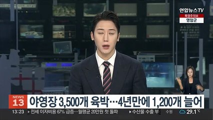 야영장 3,500개 육박…4년만에 1,200개 늘어