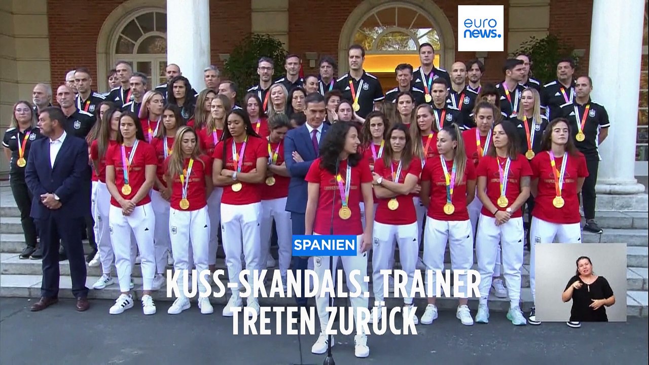 Spanischer Kuss-Skandal: Trainer der Nationalmannschaft quittieren den Dienst