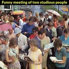 When two studious people meet unexpectedly