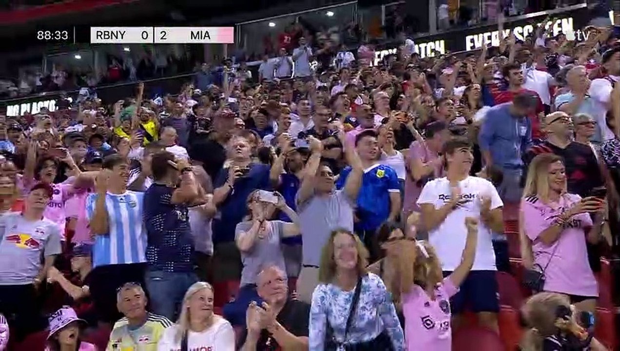 Lionel Messi Finishes a Beautiful Team Play for his First MLS Regular Season Goal