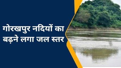 गोरखपुर में बाढ़ का संकट! बढ़ने लगा नदियों का जलस्तर; देखिए वीडियो