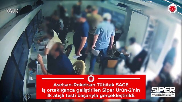Siper Ürün-2 sisteminin ilk atışlı testi başarıyla gerçekleştirildi