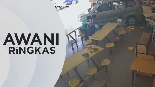 AWANI Ringkas: Tertekan pedal minyak, kereta mengundur rempuh kedai makan