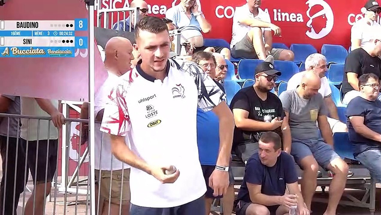 WebTV Bastia huitième et quart : International de pétanque triplette open 2023
