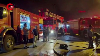 Sanayi sitesinde korkutan yangın: 7 kişi hastaneye kaldırıldı