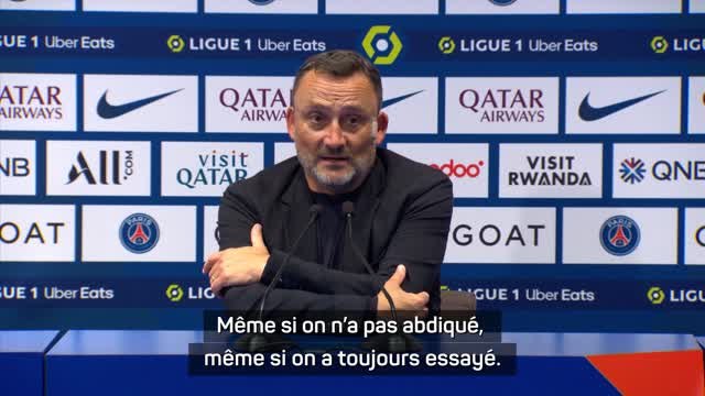 3e j. - Haise : Trop d'écart ce soir entre les deux équipes”