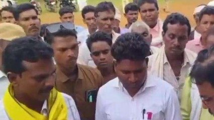 श्योपुर: सरपंच संघ ने तहसील कार्यालय का किया घेराव