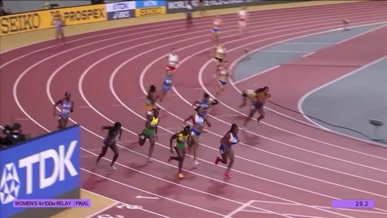 Championnats du monde - Richardson signe un doublé en or avec le relais féminin 4x100m