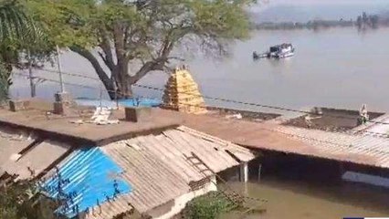 అల్లూరి జిల్లా: వరద నీటిలో గండిపోచమ్మ ఆలయం