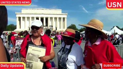 Thousands Celebrate 60th Anniversary of March on Washington video