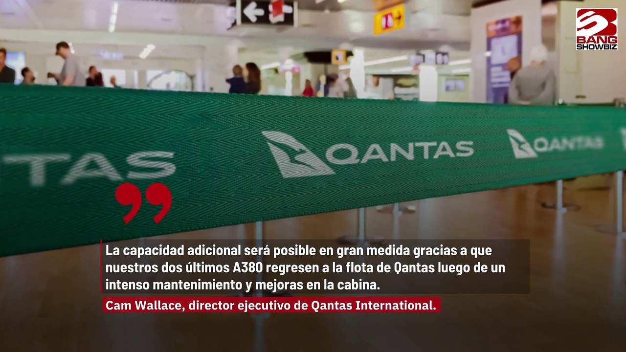 Qantas apunta a devolver la capacidad internacional a los niveles anteriores a COVID