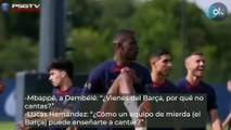 La polémica conversación entre Mbappé, Dembélé y Lucas Hernández con insulto al Barcelona